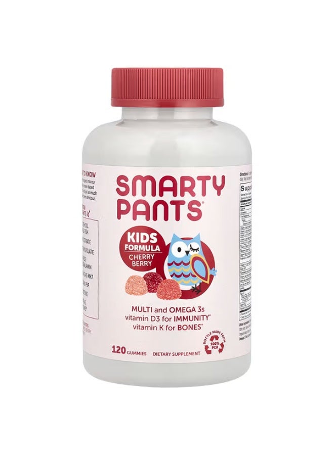 SmartyPants, Kids Formula, Cherry Berry, 120 Gummies